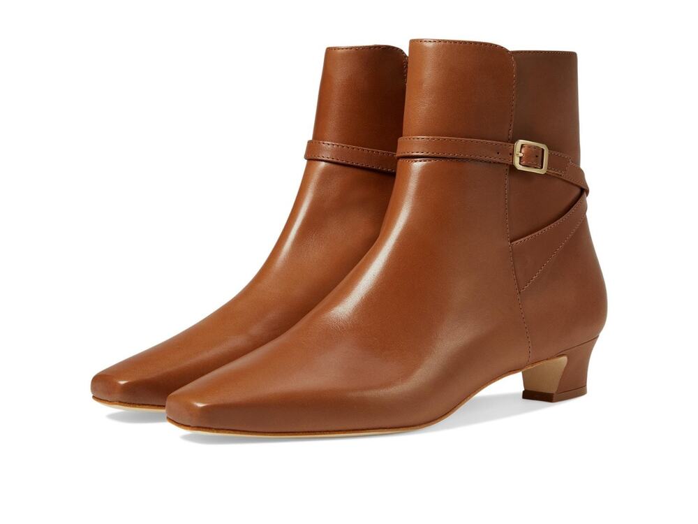 Bernardo Houston Luggage Antique Calf Women's Ankle boot Brown Leather 8.5 M